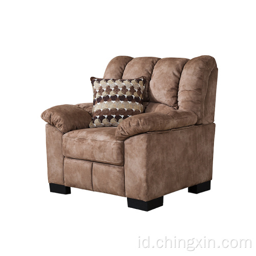 Sofa Kain Sectional Set Perabotan Sofa Ruang Tamu Satu Tempat Duduk